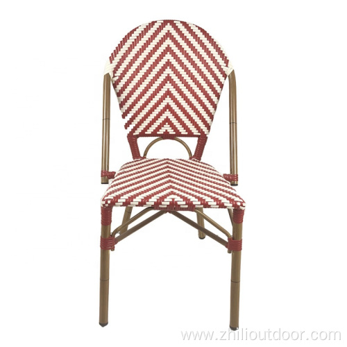 Patio Furniture Outdoor Stackable Garden French Side Chair